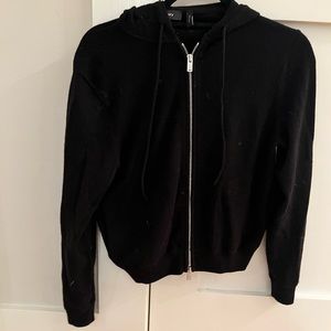 Theory Zip Hoodie in Cashmere
